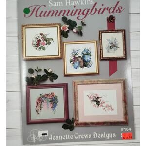 Jeanette Crews Designs Sam Hawkins Hummingbirds, Birds Cross Stitch Patterns